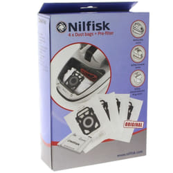 Sacs aspirateur par 4 origine - aspirateur Nilfisk