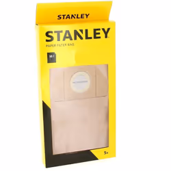 Sacs aspirateur par 5 30l : Sacs pour Aspirateur Stanley compatible avec appareils Sxvc30xtde 51695, Sxvc35ptde