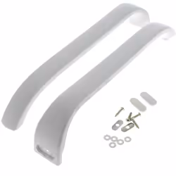 Poignées blanches par 2, 00369542, 00267269 : Poignees pour Refrigerateur Bosch compatible avec appareils Kge2520nl/01, Kge25 ...
