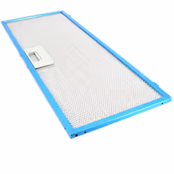 Filtre graisse metal 458x177mm : Filtres pour Hotte Whirlpool, Electrolux, Bauknecht, Faure, Elica compatible avec appareils  ...