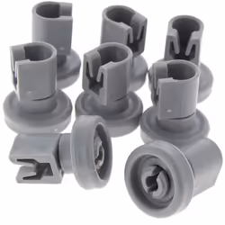 Roulettes panier x8 50269970005 : Roues et roulettes pour Lave-vaisselle, Lave-linge Zanussi, Faure, Electrolux, Arthur marti ...