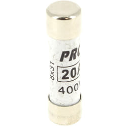 Fusible 20a 8,5x31,5mm par 3 - droguerie accessoire