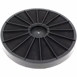 Filtre charbon rond type 233 compatible avec appareils Zh6010w 949610277, Zht6011w 942492088, Zh6011w 949610281, 20.40 942901 ...