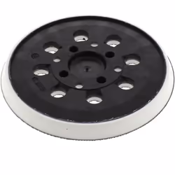 Description générale Plateau de ponçage mi-dur de 125 mm, conçu pour une utilisation avec des ponceuses Bosch. Idéal pour le ...