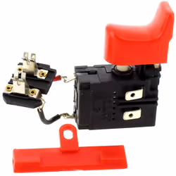 Interrupteur de commande : Interrupteurs et switch pour Visseuse Skil compatible avec appareils 2006 f015200601, 2007 f015200 ...