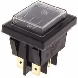 Interrupteur 4 cosses noir protege : Interrupteurs et switch pour Nettoyeur haute pression Lavor compatible avec appareils Eq ...