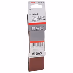Bandes abrasives 40x305 assortis par 3 : Abrasifs pour Ponceuse Bosch compatible avec appareils Pvs300ae 0603327703