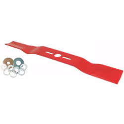 Lame tondeuse 40cm universelle formee : Lames et couteaux pour Tondeuse a gazon Sterwins, Oregon, Ryobi compatible avec appar ...