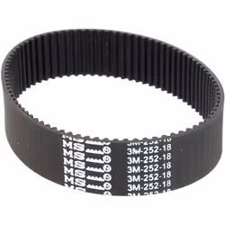Courroie 252x18 = 3m-252-18 : Courroies pour Bineuse Einhell, Lawnmaster compatible avec appareils Gc-rt 1440m 3431040, Te144 ...