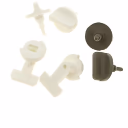 Verrous par 2 : Securites et verrous pour Hotte Bosch, Neff, Siemens, Miele compatible avec appareils 0752201174 dhs100s, D56 ...