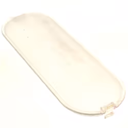 Diffuseur lumière 185x66mm : Capots et couvercles pour Hotte Fagor, Rosieres compatible avec appareils Aa4-600b 932020395, Cc ...