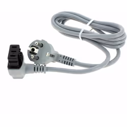 Cable d'alimentation 00645033 compatible avec appareils Smi53n55eu/82, Sn56m251eu/14, Smi50l15eu/34, Smv53l40eu/34, Sms50e92e ...