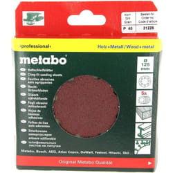 Black&decker - Abrasifs ronds d=125 40g par 5 2608900803 - ponceuse