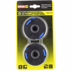 Bobine + fil d=1,5mm par 2 5132002645 : Bobines et fils pour Coupe bordures Ryobi compatible avec appareils Rlt5030s 51330002 ...
