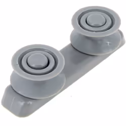 Support glissiere + roulettes : Supports et fixations pour Lave-vaisselle Far, Aya, Selecline, Valberg, Continental edison co ...
