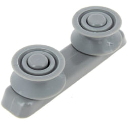 Support glissiere + roulettes - lave-vaisselle