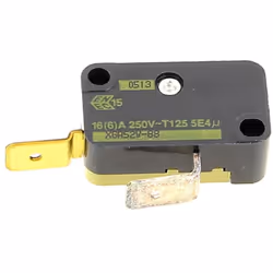 Microswitch 2 cosses : Interrupteurs et switch pour Friteuse, Barbecue, Micro-ondes, Radiateur, Cafetiere Seb, Delonghi, Moul ...