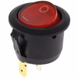 Interrupteur 3 cosses rouge : Interrupteurs et switch pour Centrale vapeur, Friteuse, Cafetiere, Crepiere Polti, Harper, Arie ...