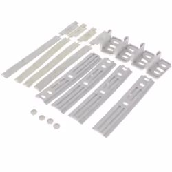 Glissieres habillage (kit) 481231019131 : Supports et fixations pour Refrigerateur, Congelateur Whirlpool, Bauknecht, Hotpoin ...