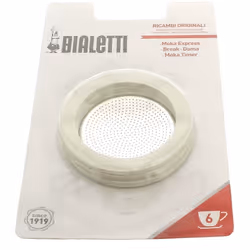 Filtre + 3 joints 6 tasses : Filtres pour Cafetiere, Expresso Bialetti, Chromex compatible avec appareils Break, Dama, Moka e ...