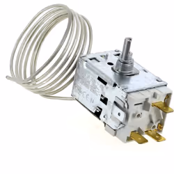 Description générale Le thermostat A130057 est conçu pour les réfrigérateurs et congélateurs des marques Whirlpool, Laden, Ba ...
