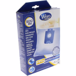 Sacs aspirateur par 4 sb242-nw : Sacs pour Aspirateur, Lave-linge, Lave-vaisselle, Mobile, Platine disque Electrolux, Philips ...