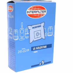 Sacs aspirateur par 5 microfibre : Sacs pour Aspirateur Lg, Goldstar compatible avec appareils T7000, T7000, T7100, T7100, V- ...