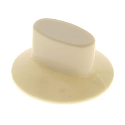 Bouton blanc 12h z00el002500b - table de cuisson