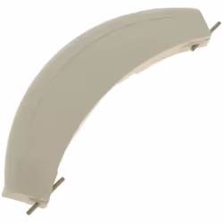 Poignee hublot blanche 00266751 : Poignees pour Lave-linge Bosch, Siemens compatible avec appareils B1wtv3005a/01, B1wtv3800a ...