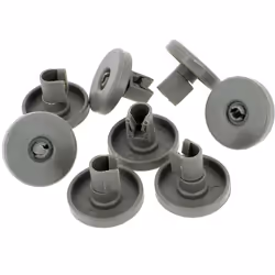 Roulettes panier inferieur par 8 : Roues et roulettes pour Lave-vaisselle, Lave-linge A.e.g, Electrolux, Faure, Arthur martin ...