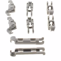 Agrafes (kit) 00611472 : Supports et fixations pour Lave-vaisselle Bosch, Siemens, Neff, Viva, Gaggenau compatible avec appar ...
