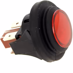 Interrupteur 4 cosses rouge : Interrupteurs et switch pour Nettoyeur vapeur Polti compatible avec appareils Pteu0093 vaporett ...