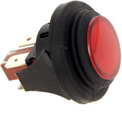Interrupteur 4 cosses rouge - nettoyeur vapeur Polti