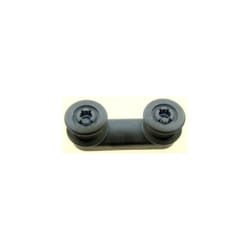 Roulettes + support 698412505 - lave-vaisselle Smeg