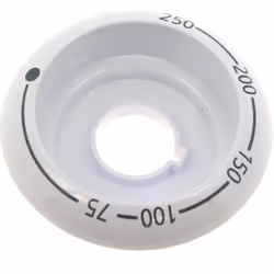 Collerette thermostat : Boutons pour Cuisiniere Beko compatible avec appareils Ce62112 7752987614, Ce62112p 7752987615, Cm621 ...