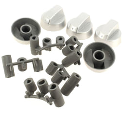 Boutons universels gris multi-axes par 5 - cuisiniere