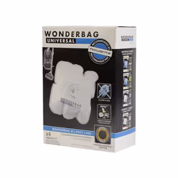 Sacs wonderbag par 4 wb484720 : Sacs pour Aspirateur Rowenta, Moulinex, Calor, Tefal, Funix compatible avec appareils 463105  ...