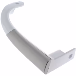 Poignee blanche et grise, 4326390500 : Poignees pour Refrigerateur Beko compatible avec appareils Csa34000 7508520017, Csa340 ...