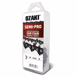Chaine Ozaki 52 maillons 3/8" ZK38LP43-E52 : Chaines et guides chaine pour Tronconneuse Bosch, Dolmar, Ryobi compatible avec ...