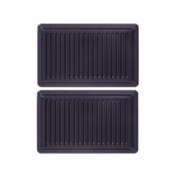 Plaques grill-panini par 2, xa800312 : Ustensiles pour Croque-monsieur Tefal compatible avec appareils Sw341112/9za snack-tim ...