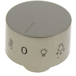 Bouton selecteur gris 481010569417 480121101588 - four Whirlpool