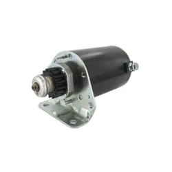 Demarreur + pignon 16 dents 497595 - moteur de tondeuse briggs & stratton