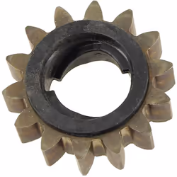 Pignon demarreur metal 14 dents 593935 : Pignons et poulies pour Moteur de tondeuse Briggs & stratton compatible avec apparei ...