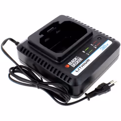 Chargeur 36v 90616337-01 : Chargeurs et transformateurs pour Coupe bordures, Taille-haie Black & decker compatible avec appar ...