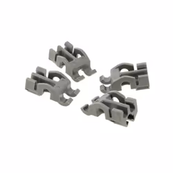 Support assiettes 481010600198 par 4 : Supports et fixations pour Lave-vaisselle Whirlpool, Bauknecht, Kitchen aid, Ignis, Ik ...