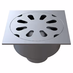 Siphon de cours inox 247x247 mm, sortie verticale 100 mm LIMATEC référence 25100.Type de produit : Siphon de sol inox à sorti ...