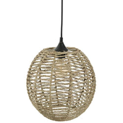 Pegane - Suspension boule en rotin - d. 33 x h. 35 cm