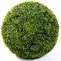 BUIS BOULE GR artificiel sur structure en plastique pouvant convenir pour l'extérieur. Nos plantes artificielles pour extérie ...