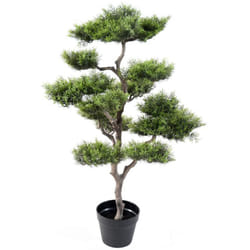 Plante artificielle haute gamme Spécial extérieur / pin artificiel bonsai - Dim : 95 x 60 cm Pegane