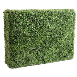 Plante artificielle haute gamme Spécial extérieur / Buis artificiel haie - Dim : 80 x 35 x 108 cm Pegane